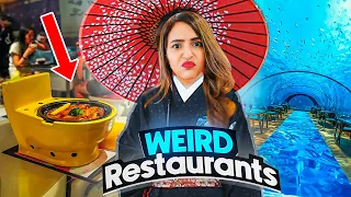 Eating at Weird RESTAURANTS that only Exist in JAPAN 😲 *SHOCKING*