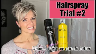 HAIRSPRAY TRIAL #2 [Tresemme and got2b] Affordable Options