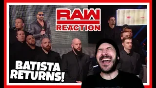 BATISTA & TRIPLE H FACE TO FACE - WWE RAW Reaction 3/11/19