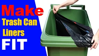 Make Smaller Trash bags fit Your Large trash bin | Use Garbage Can Liners More Effectively | BagEZ