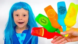 Stacy and kid's fruit song