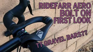 RideFarr Aero Bolt-on Unboxing / First Impression. Aero Gravel?