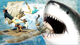 MEGALODON BREAKING OUT EATING HUMANS!! 🦈- Jurassic World Evolution 2 (Sandbox Fun)