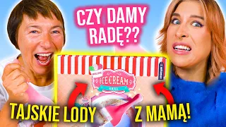 PIERWSZY RAZ Tajskie lody z mamą! 🤣 ODTWARZAMY SMAK MOICH KOSMETYKÓW Agamato| Agnieszka Grzelak Vlog