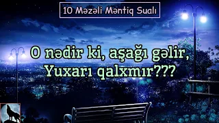 10 Məzəli, amma Düşündürücü Məntiqi Sual | IQ Testi