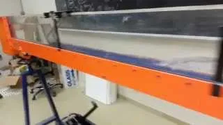 Hydraulic jump demonstration