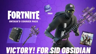 Victory! for SID OBSIDIAN in a FORTNITE Solo Match.