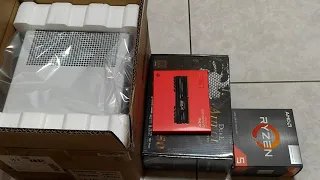 [DIY] AMD 5600G | B550T-SILVER 主機板 | Armor BR650 電源供應器 | SilverStone 銀欣機殼SG13WB | 組裝新電腦