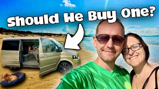 Our FIRST TRIP In A VW Campervan... Should We Buy One? | STUNNING Welsh Coast 🏴󠁧󠁢󠁷󠁬󠁳󠁿