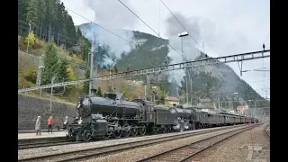 Steam on The Gotthard ~ Dampf Doppeltraktion am Gotthard 21/10/2017