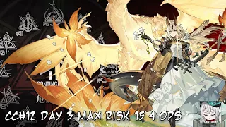 [Arknights] CC#12 Day 3: Shangshu Trails Max Risk 15 4 Ops - So Much Going On