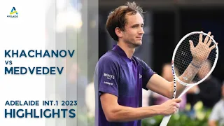 Daniil Medvedev vs. Karen Khachanov Highlights | 2023 Adelaide International 1 Gameplay PS5