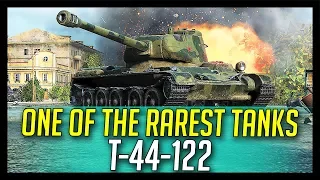 ► One of The Rarest Tanks! - World of Tanks T-44-122 Gameplay