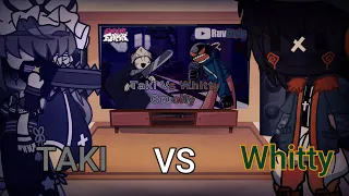 Gacha Club: FNF React to FNF Crucify but it's Whitty vs Taki by RuvStyle