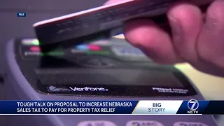 Tough talk on proposal to increase Nebraska sales tax to pay for property tax relief