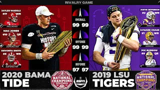 2020 Alabama vs 2019 LSU But In NCAA 23!