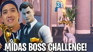 Jeg prøver meg på Midas level 100 challenge! - Fortnite boss challenge #3