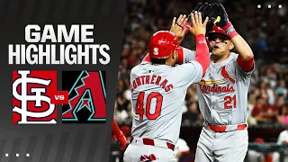 Cardinals vs. D-backs Game Highlights (4/12/24) | MLB Highlights