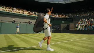 TopSpin 2K25 Federer vs Sampras Legend Difficulty Wimbledon PS5 4K 60fps