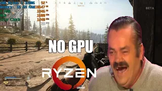 AMD Ryzen 3200G  - Call Of Duty Warzone - Without Graphics Card