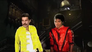 Freddie Mercury and Michael Jackson Enter A Haunted Mansion (LATE HALLOWEEN SPECIAL)