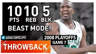 Prime Kendrick Perkins Game 7 Highlights vs Hawks (2008 Playoffs) - 10 Pts, 10 Reb, 5 Blocks!