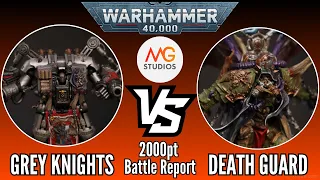 Grey Knights vs Death Guard 2000pts | Warhammer 40k Battle Report Ep37