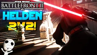 Knallharte Helden 2v2 Kämpfe! - Star Wars Battlefront 2 #356 - Tombie Gameplay deutsch