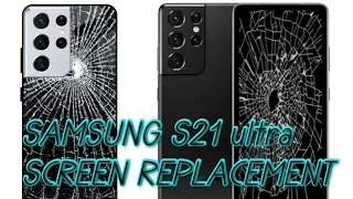 Samsung S21 ultra Screen Replacement 😍 | Original Display Repair #youtube #viral #samsung #s21ultra