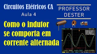 Comportamento do indutor (e cargas indutivas) quando submetido à corrente alternada | circuitos RLC