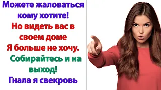 Я вытолкала свекровь за двери. Все это время она кричала и возмущалась, устраивая цирк для соседей!