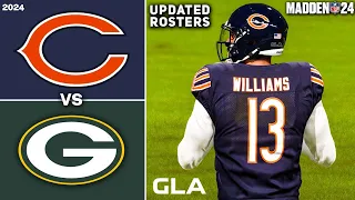 Bears vs. Packers | Caleb Williams vs. Josh Jacobs | 2024 - 2025 Rosters | Madden 24 PS5