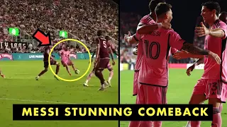 Fans Crazy Reactions to Messi Stunning Goal and Comeback After Return From Injury | Football news