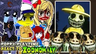 Poppy Playtime react to Zoonomaly Part 6 |||Gacha reaction|||