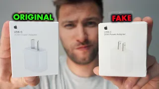 Cargador de iPhone ORIGINAL Vs COPIA, GENÉRICO o FAKE. ¿Cómo reconocerlos? 👀