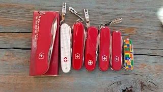 Different Sizes of Swiss Army Knives & My Favorite at the Moment