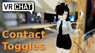 How to toggle a menu with contacts in VRChat