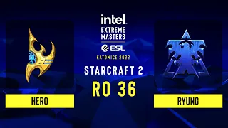 SC2 - herO vs Ryung - IEM Katowice 2022: Round of 36