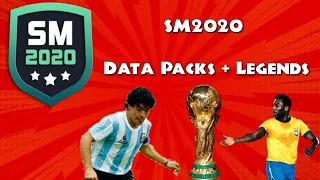 Soccer Manager 2020 Data Packs And Legends!