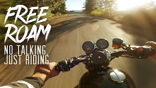 Evening POV Motorcycle Ride // Triumph Speed Twin 1200 [4K]