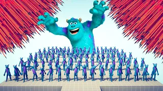 SULLIVAN FROM MONSTERS INC vs EVERY GOD - Totally Accurate Battle Simulator TABS