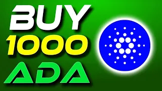 Why You Should Own At Least 1000 Cardano Tokens - ADA Cardano Cryptocurrency