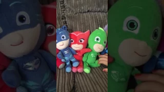 Abigail's plushy collection. Pj masks, frozen, telletubbies, Fifi, TYs, Super Mario & more...