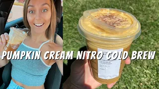 Pumpkin Season! | Starbucks Pumpkin Cream Nitro Cold Brew Review