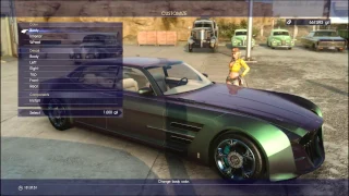 FINAL FANTASY XV - Full 100% Regalia / Car Customization l All Decals, Colors & More