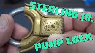 (1346) Sterling Gas Pump Lock Picked & Gutted