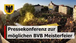 Pressekonferenz von Stadt Dortmund und @BVB zur möglichen BVB Meisterfeier 2023