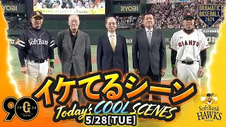 【本日のイケてるシーンまとめ！】5/28 「王貞治デー」はソフトバンクが勝利！先発有原6回無失点の好投で5勝目！【巨人×ソフトバンク】【交流戦】