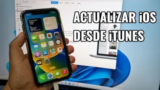 Como actualizar iPhone desde un PC con iTunes