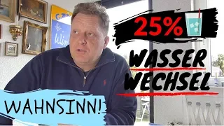 Koi Blog #194 - Ein Wasserwechsel in unseren Teichen von 25%...